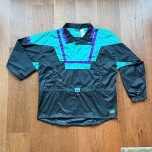 Archival L.L. Bean Anorak in Teal/Purple/Black | Size L | NWT